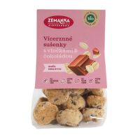 Multigrain cookies with flakes and chocolate organic 100 g   ZEMANKA