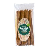 Spelt whole grain sticks with flax seeds organic 100 g   COUNTRY LIFE