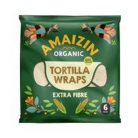 Tortillas with fiber organic 240 g   AMAIZIN