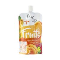 Fruit dessert apple, peach, carrot, orange - pouch 100 g   DAY UP