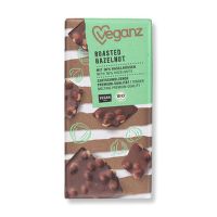 Vegan organic chocolate with hazelnuts 90 g   VEGANZ