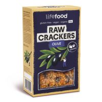 Life Crackers olive organic RAW 90 g   LIFEFOOD