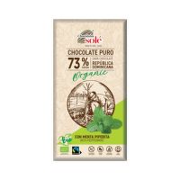 Dark chocolate with mint organic 100 g   SOLÉ
