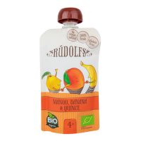 Organic baby food mango, banana, quince 110 g   RUDOLFS