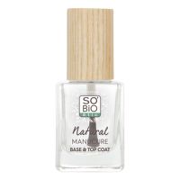 Transparent nail polish - BASE AND TOP COAT 11 ml SO’BiO étic