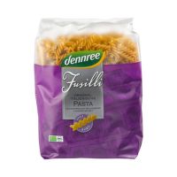 Whole grain fusilli pasta organic 1000 g   DENNREE
