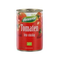 Rajčata krájená organic 400 g   DENNREE