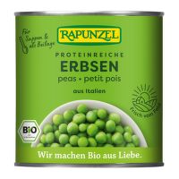 Sterilized peas organic 340 g   RAPUNZEL
