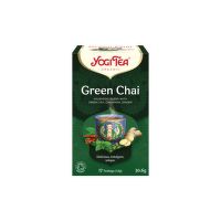 Tea Green Chai 17 bags organic 30.6 g   YOGI TEA