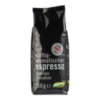 Espresso coffee finely ground organic 250 g   DENNREE