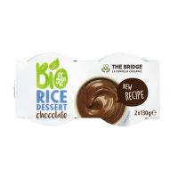 Dessert rice chocolate organic 2x130 g   THE BRIDGE