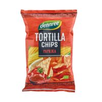 Tortilla chips peppers organic 125 g   DENNREE