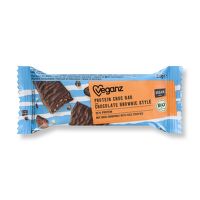 Organic protein bar brownie style 50 g   VEGANZ
