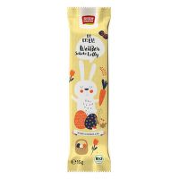 White chocolate bunny lollipop organic 15 g   ROSENGARTEN