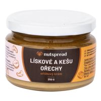 Cream of roasted hazelnuts and cashew nuts 250 g   NUTSPREAD