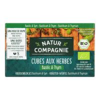 Herb bouillon cubes basil-thyme organic 80 g   NATUR COMPAGNIE