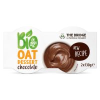 Oat desser chocolate organic 2x130 g   THE BRIDGE