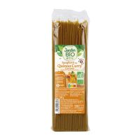 Organic spaghetti with quinoa Curry 500 g   JARDIN BIO