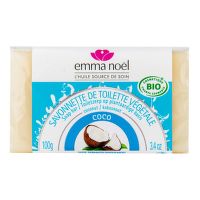 Plant Soap Bar coconut organic 100 g   EMMA NOËl