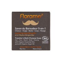Universal soap 5 in 1 HOMME - hair, face, beard, shaving, body 100 g BIO FLORAME