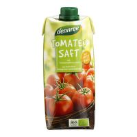 Tomato juice from concentrate organic 500 ml   DENNREE