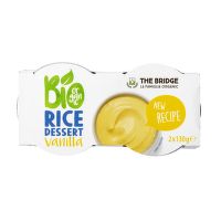 Dessert rice vanilla organic 2x130 g   THE BRIDGE