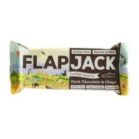 Flapjack dark chocolate with ginger 80 g   BRYNMOR