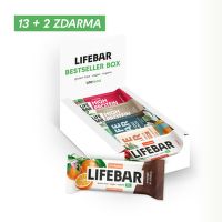 Box of bars Lifebars bestsellers organic 600 g   LIFEFOOD
