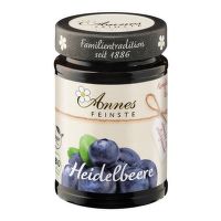 Blueberry jam selected organic 225 g   ANNES FEINSTE
