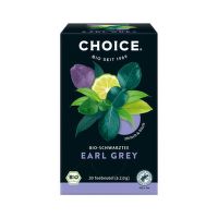 Black tea Earl grey 20 bags organic 40 g   CHOICE