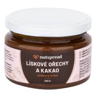 Cream of roasted hazelnuts with cocoa 250 g   NUTSPREAD