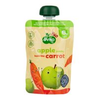 Baby food apple, carrot organic 90 g   OVKO