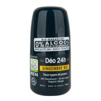 Natural deodorant 24h MEN Ginger Organic 50 ml   SO’BiO étic