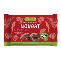 Milk chocolate with nougat organic 100 g   RAPUNZEL