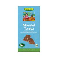 Almond Tonka milk chocolate organic 100 g   RAPUNZEL