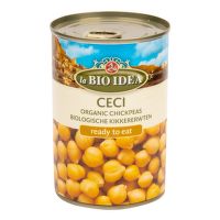Chickpeas canned organic 400 g   BIO IDEA