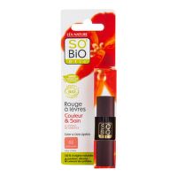 Lipstick 02 corail lumiére organic 4,5 g   SO’BiO étic