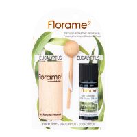 Provencal wooden diffuser + Eucalyptus essential oil 10 ml BIO FLORAME