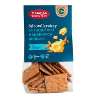 Crackers with cheese and sunflower organic 100 g   ZEMANKA