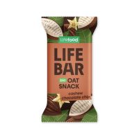 Lifebar Oat snack with cashews and chocolate pieces organic 40 g   LIFEFOOD