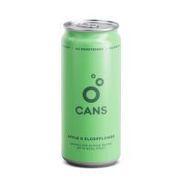 Soft sparkling water with apple and elderberry flavor 330 ml   CANS