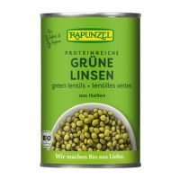 Sterilized green lentils organic 400 g   RAPUNZEL