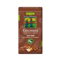 Milk chocolate with whole nuts organic 100 g   RAPUNZEL