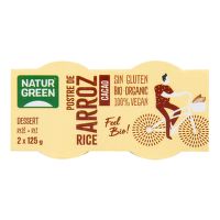 Rice dessert cocoa organic 2x125 g   NATURGREEN   