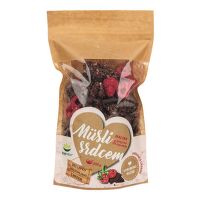 Müsli with heart raspberry & Belgian chocolate 250 g   TOPNATUR