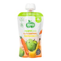 Baby food apple, carrot, banana 120 g   OVKO