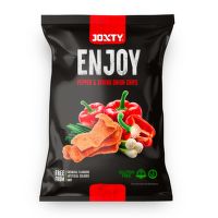 Chips potatoe with red pepper and spring onion 40 g   JOXTY ENJOY CHIPS