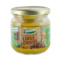Lentil and curry spread organic 180 g   DENNREE