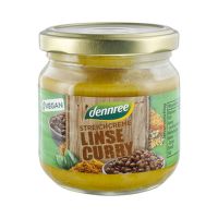 Lentil and curry spread organic 180 g   DENNREE