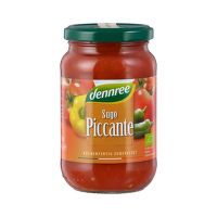 Tomato sauce with spicy vegetables organic 340 g   DENNREE